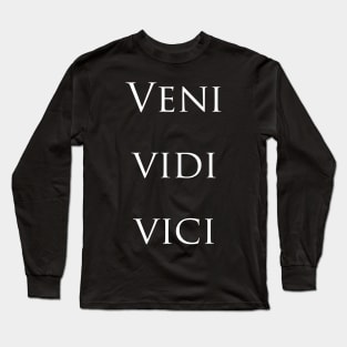 Julius Caesar Veni Vidi Vici Long Sleeve T-Shirt